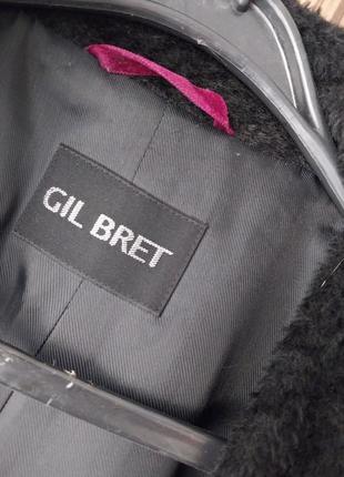 Преміальне натуральне хутряне пальто легка шубка вовна і альпака лімітована колекція gil  bret8 фото