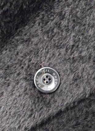Преміальне натуральне хутряне пальто легка шубка вовна і альпака лімітована колекція gil  bret6 фото