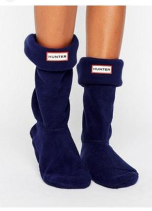 Носки hunter, флісові шкарпетки для чобіт  hunter, чулки для сапог hunter, носки для чобіт hunter1 фото