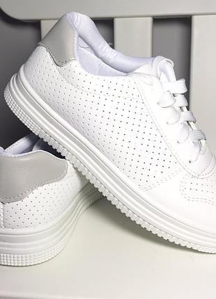 Белые кеды разм 36—41