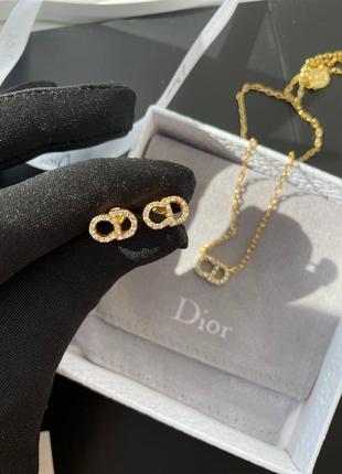 Серьги dior