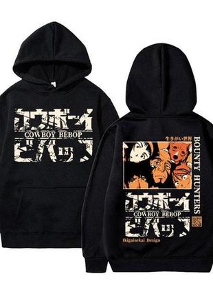Худі чорний loys аніме cowboy bebop - bounty hunters