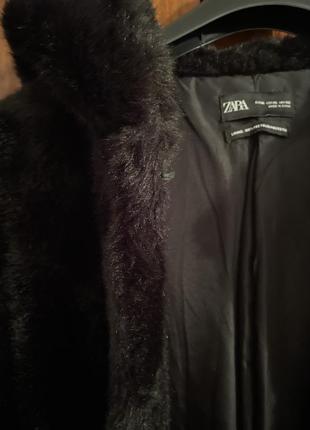 Полушубок штучний zara
