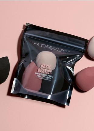 Спонж для макіяжу huda beauty basic besties sponge bundle