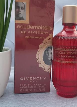 ♥️оригинал♥️ 100 мл givenchy eaudemoiselle de givenchy ambre velours цветочный восточный