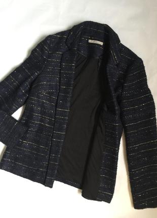 Стильный пиджак кардиган , люрекс2 фото