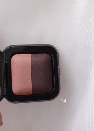 Двойные запеченные высокопигментированные тени bright duo baker eyeshadow kiko milano