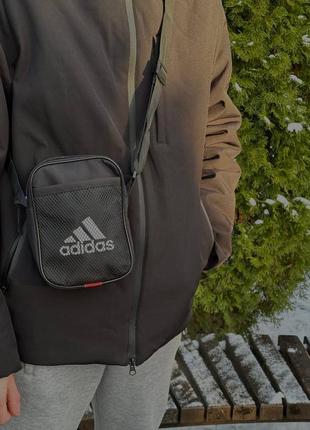 Борсетка adidas сетка &lt;unk&gt; мессенджер адидас