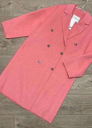 Шерстяное пальто ручной работы mango р. l/40/12-xl/42/14