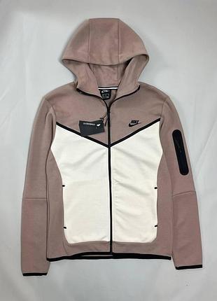 Кофта зіп-худі nike tech flecce найк теч фліс
