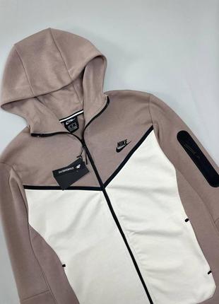 Кофта зип-худи удобная молодежная nike tech flecce найк теч флис мужская 4