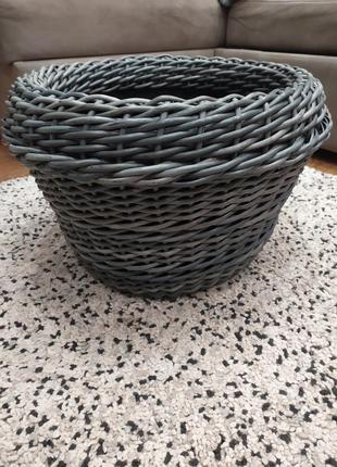 Кашпо изо ротанга 2