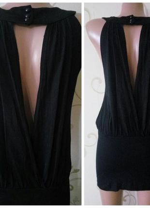 H&m . эффектное платье майка туника сарафан горловина расшита пайетками . новое без бирки2 фото