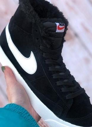 Кроссовки зимние nike blazer4 фото