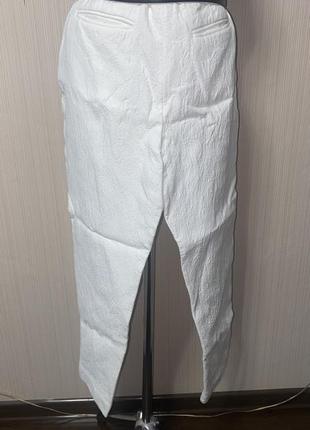 Белые классические брюки sandro paris 4
