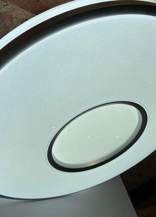 Світлодіодний світильник стельовий 32w 5000к lu-azzardo chrome-32c тм lumano4 фото