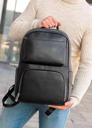 Топ! мужской качественный рюкзак из натуральной кожи10 фото