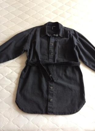 Платье -рубашка из денима н &amp; м р.м