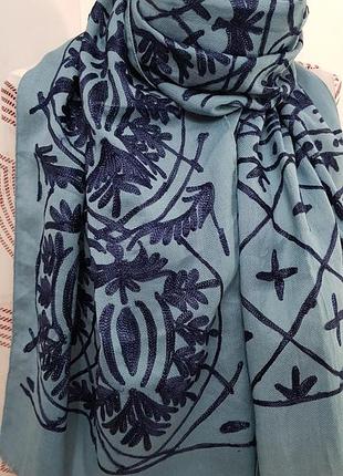 Шикарный шарф kaliko 100% тонкая шерсть