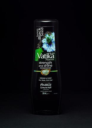 Кондиціонер vatika black seed від dabur з чорним кмином - сила і блиск, 200 мл