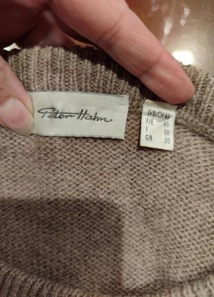 Новый шерстяной свитер peter hahn.8 фото