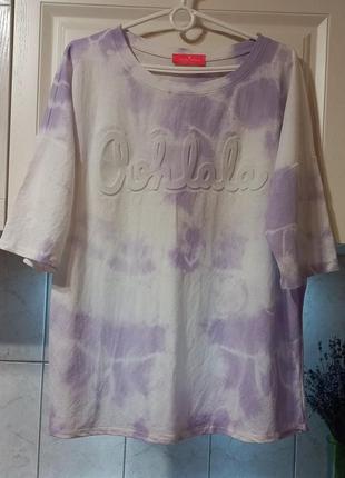 Футболка італія  тканина  тай дай р l/ xl/ xxl
