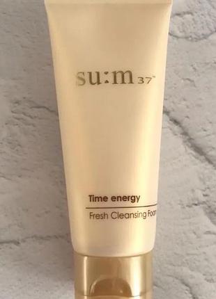 Очисна пінка енергія часу su:m37 time energy fresh cleansing foam
