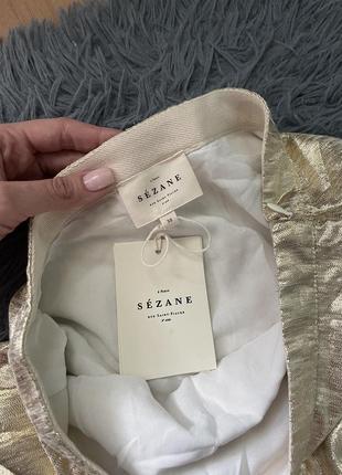 Sezane яркая стильная макси юбка от премиум бренда новая с биркой3 фото