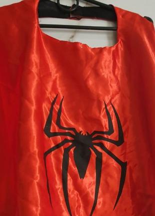 Плащ Человек-паука спайдермена костюм карнавальный супергероя