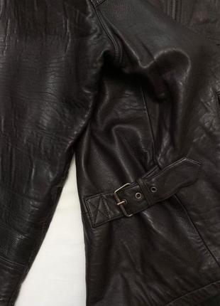 Куртка кожаная винтажная, l.lambertazzi.5 фото