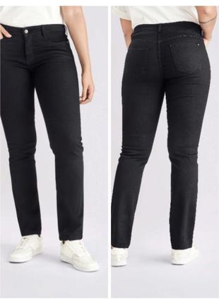 Стрейчевые черные джинсы dream jeans by mac