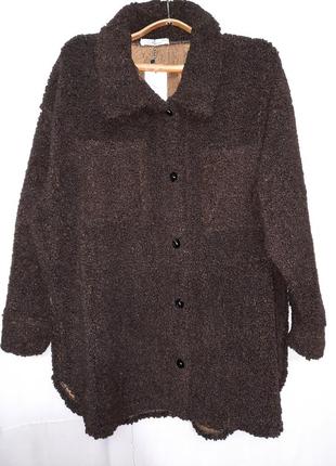 Сорочка-пальто, бараш, розміри 54/56