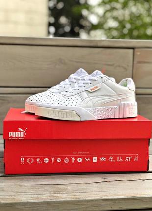 Кроссовки puma cali white кросівки кеди кеды2 фото