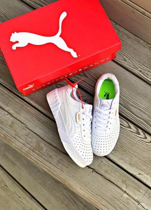 Кроссовки puma cali white кросівки кеди кеды3 фото