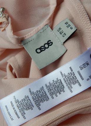 Ромбер*комбинезон пудрово-розового цвета  asos (размер 38)5 фото