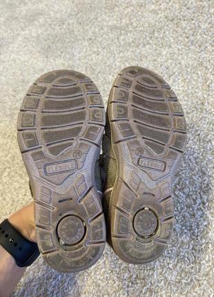 Спортивні туфлі на липучці шкіряні замшеві мʼякі5 фото