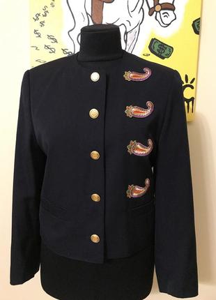 Пиджак напев шерстяной новый винтаж