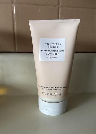 Крем-гель для душу victoria's secret almond blossom & oat milk moisturizing cream body wash 236 мл