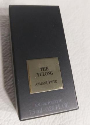 Туалетная вода унисекс giorgio armani prive the yulong 7.5 ml.2 фото