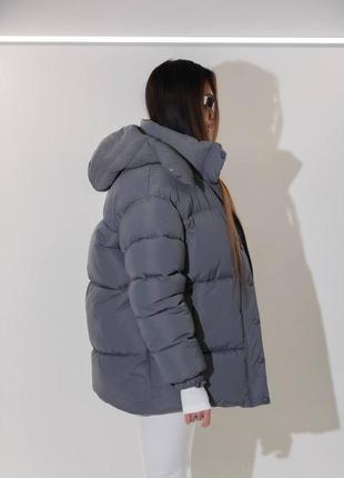 Жіноча зимова куртка,пуховик,пуффер,женская зимняя куртка,тепла тёплая5 фото