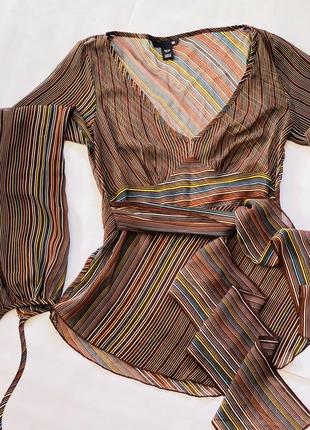 Лёгкая нарядная блузка, воздушная блуза от h&m1 фото