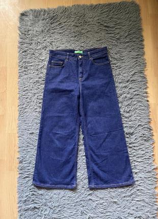 Benetton стильные джинсы wide leg из свежих коллекций