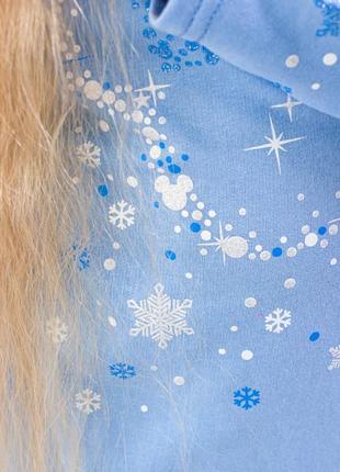 Новогоднее теплое платье минные маус снежинки, платье новогоднее красное голубое6 фото
