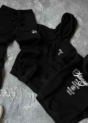 Новинка ❄️ утеплений спортивний костюм на флісі stussy