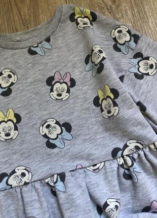 Платье на флисе 5-6 лет disney 5