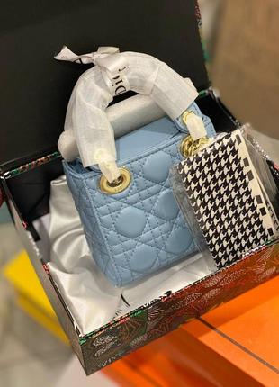 Премиальная сумочка сумка в стиле lady dior mini6 фото