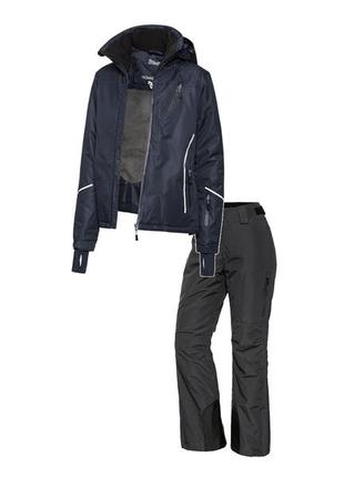 Лыжный костюм женский crivit sports l 40 euro германия синий с чёрным