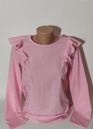 Блуза с рюшками