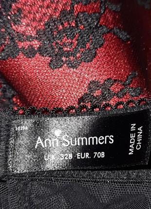 Брендовый красивый пеньюар р. 32 b 70 b от ann summers,косточки, поролон, кружево4 фото