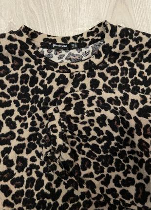 Леопардовый свитер stradivarius2 фото